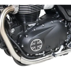 Barracuda Engine Case Covers Silver Triumph Street Twin