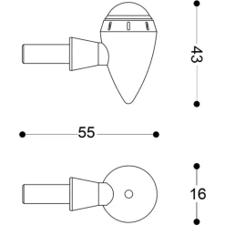 Barracuda S-led B-lux Knipperlichten (set)