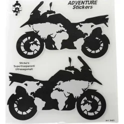 Booster Adventure stickers Moto Planisvero 20x24 cm