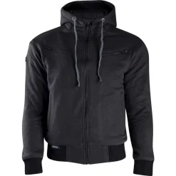 CLAW Mortal Slim Fit Black Motorhoodie