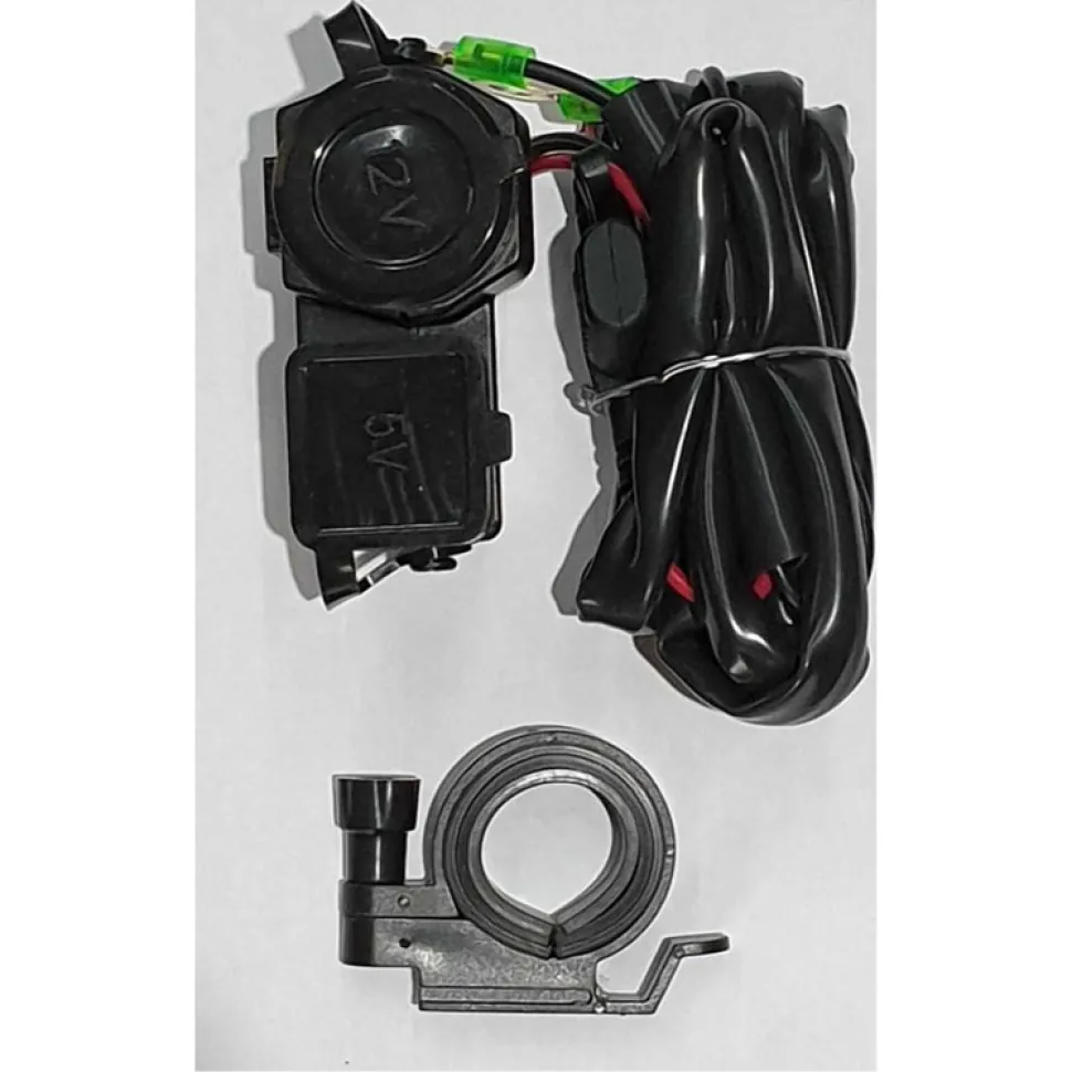 CLAW 12V dubbele usb + sigaretten aansluiting voor stuur
