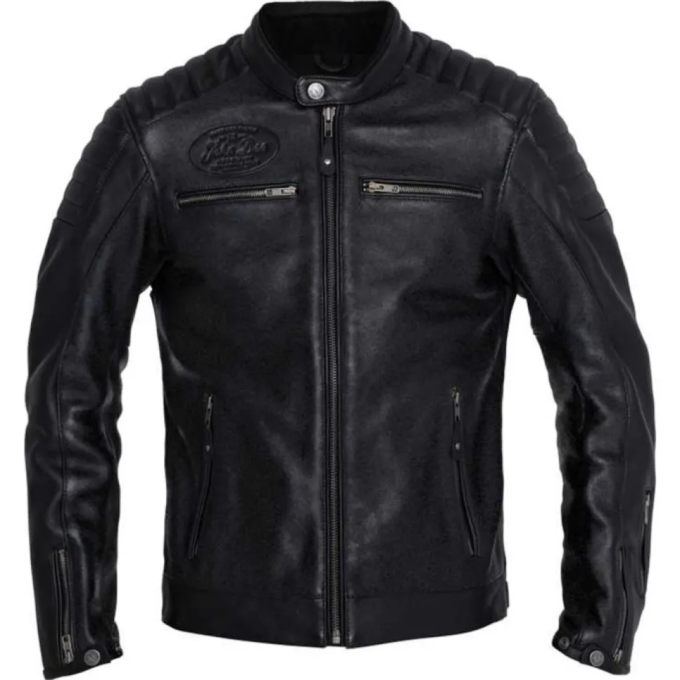 John Doe Leather Jacket Dexter Black