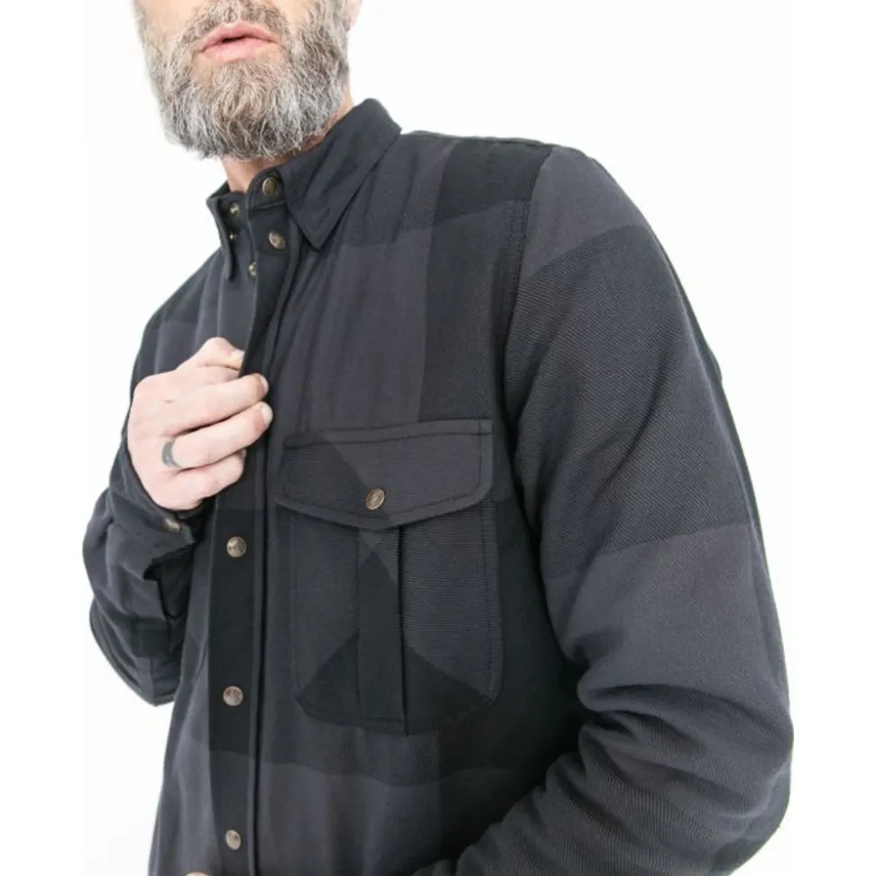 John Doe Motoshirt Grey Black Big Block