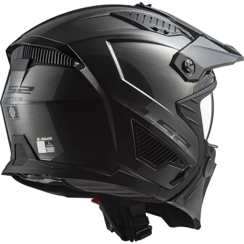 LS2 OF606 Drifter Titanium Adventure helm