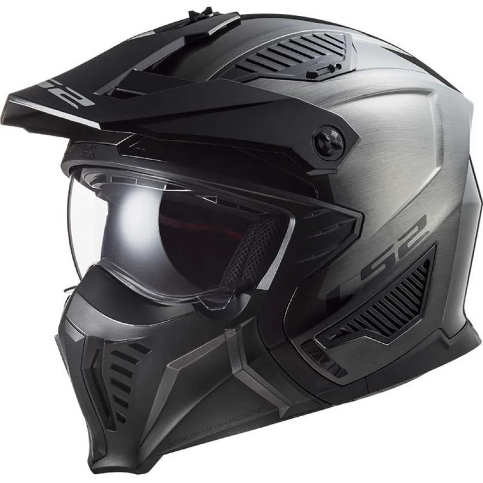 LS2 OF606 Drifter Titanium Adventure helm