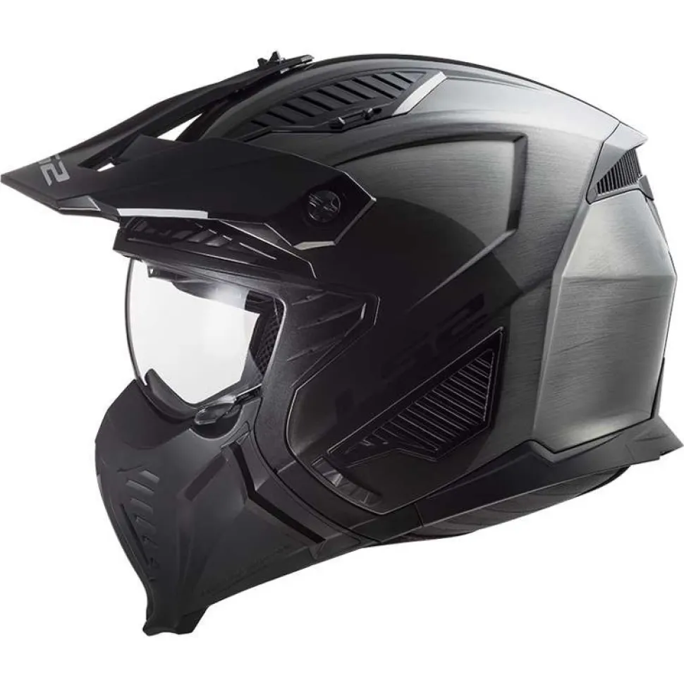 LS2 OF606 Drifter Titanium Adventure helm