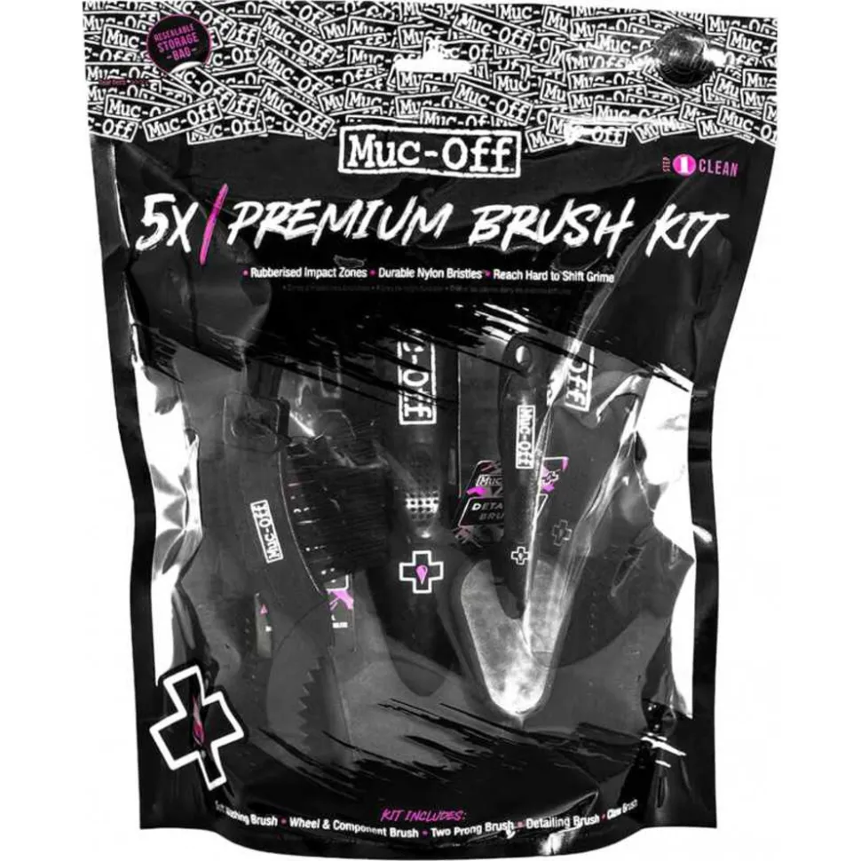 Muc-Off Premium detailing borstelset 5-delig