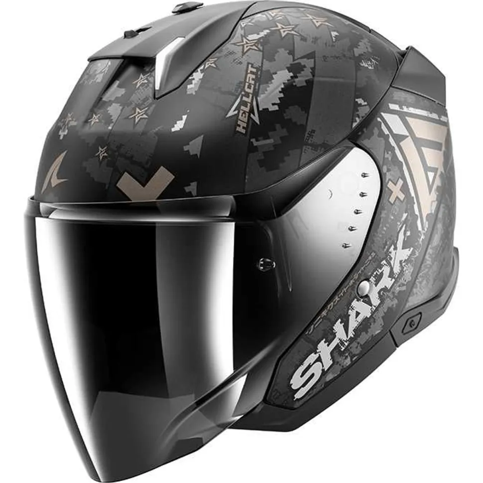 Shark Skwal i3 Jet Hellcat Mat Jethelm